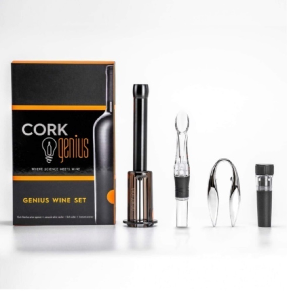 CORK GENIUS AIR JET ESSENTIALS WINE KIT